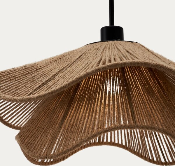 Jutové stínidlo Kave Home Pontos 50 cm