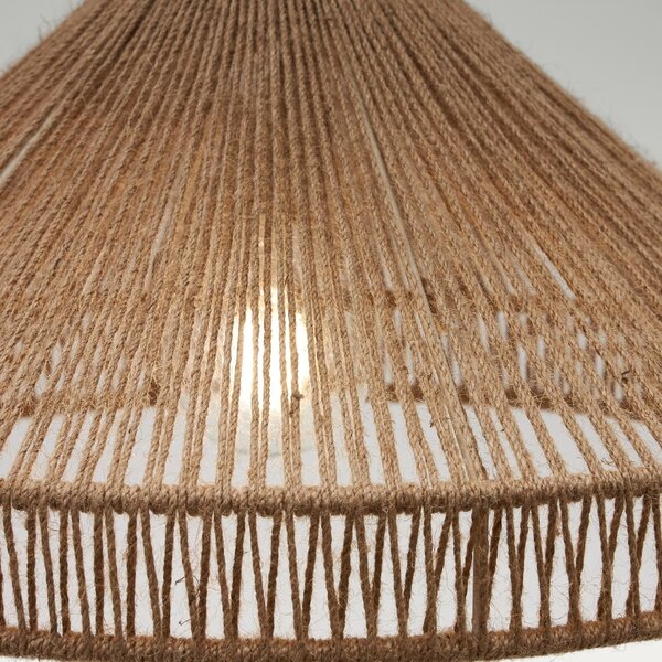 Jutové stínidlo Kave Home Pontos 45 cm