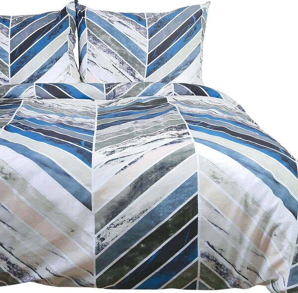 BAVLNĚNÉ POVLEČENÍ COTTONLOVE 200X220 CM, 2KS 70X80 CM VZOROVANÉ