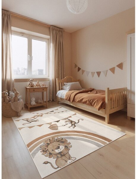 Krémový dětský koberec 160x230 cm Roar like a Lion Rainbow Party – Villeroy&Boch
