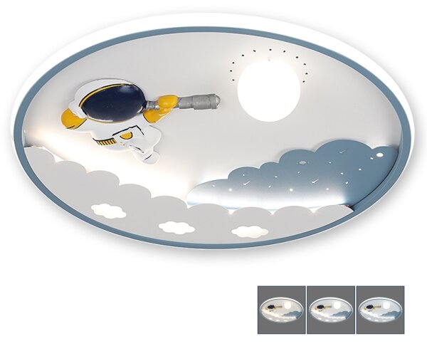 BRILAGI - LED Stm dětské stropní svítidlo ASTRO LED/43W/230V pr. 49 cm + DO