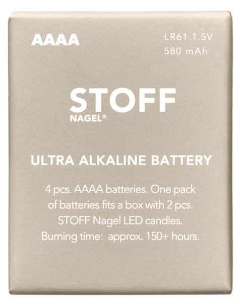 STOFF Nagel Baterie AAAA STOFF LED - 4 ks SN125