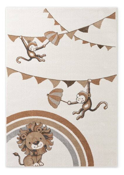Krémový dětský koberec 160x230 cm Roar like a Lion Rainbow Party – Villeroy&Boch