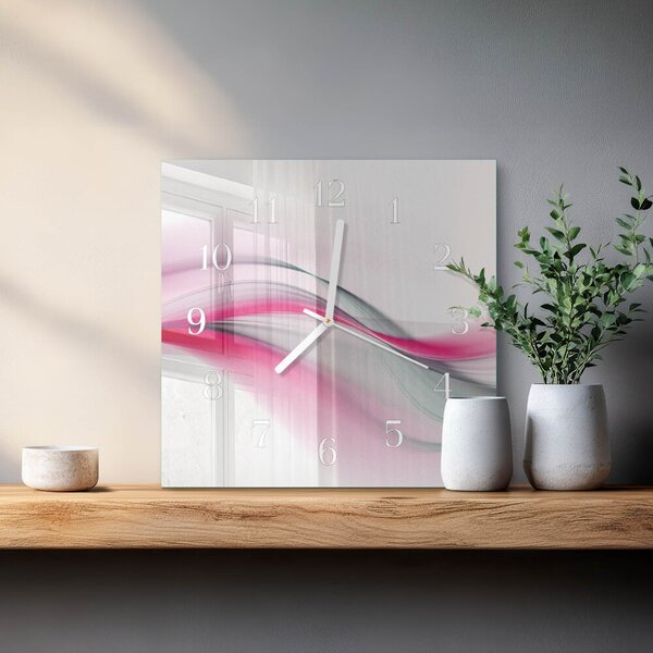 Skleněné hodiny Abstrakce zskb-30x30-00084008