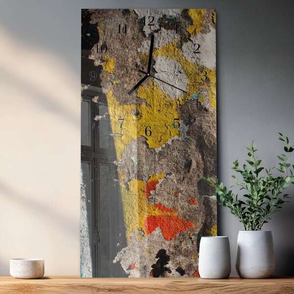Skleněné hodiny vertikální Povrch trhliny zsppc-30x60-00170678
