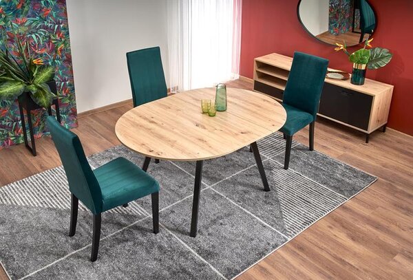 Rozkládací jídelní stůl 102-142 cm Růstý (dub artisan) (pro 4 6 osob)