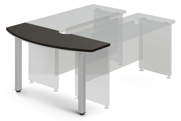Jednací stůl TopOffice 370 x 140 cm, wenge