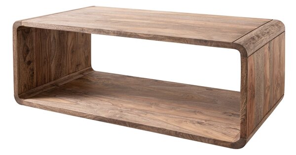 LOUNGE Konferenční stolek Sheesham 100x50x40, hnědý, olejovaný