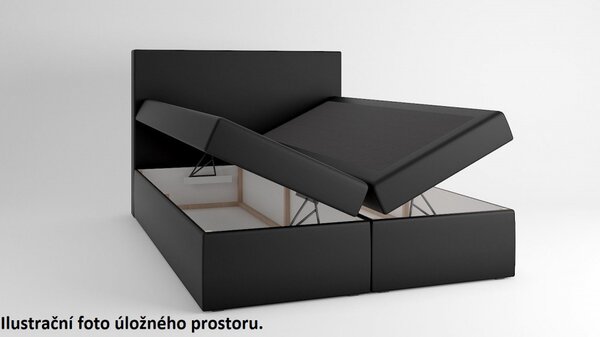 Postel boxspring Tunis 180x200 cm - výběr barev
