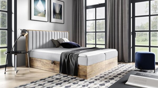 Postel boxspring Huron 200x200 cm - výběr barev