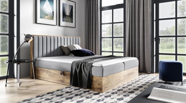 Postel boxspring Huron 200x200 cm - výběr barev