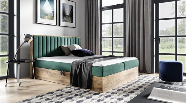 Postel boxspring Huron 200x200 cm - výběr barev