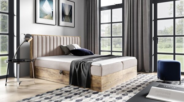 Postel boxspring Huron 200x200 cm - výběr barev