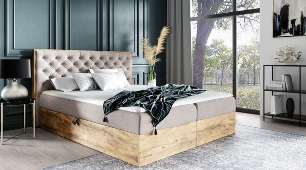Postel boxspring Tunis 180x200 cm - výběr barev