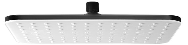 Obdélníková sprchová hlavice NT201 - 30 x 22 cm - možnost výběru chromové nebo černé barvy
