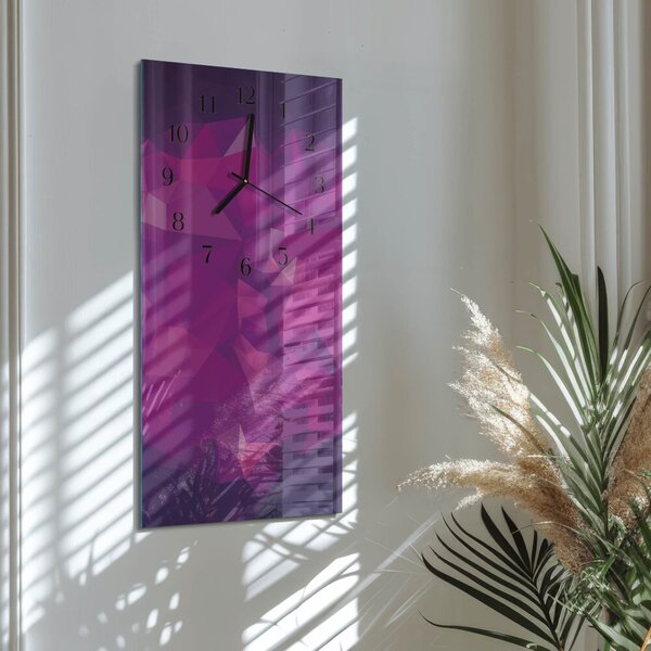 Skleněné hodiny vertikální Vzor zsppc-30x60-00174285