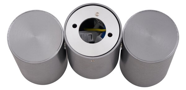 Designové zapuštěné bodové svítidlo antracitově šedé GU10 50 mm 2-světlo výklopné - Michael