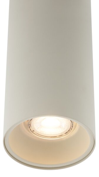 Moderní závěsné svítidlo béžové GU10 50mm kulaté - Tubo
