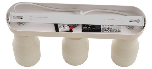 Zakulacené stropní bodové svítidlo béžové GU10 50 mm 3-světlo - Stanley