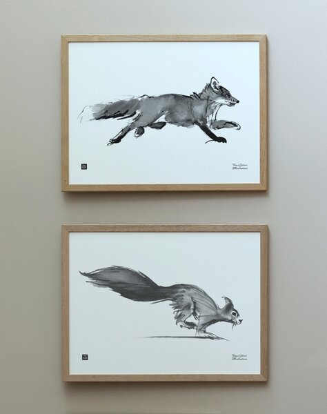 Teemu Järvi Plakát Adventurous Fox 40x30