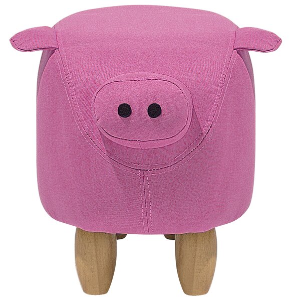 Zvířecí stolička PIGGY Tkanina Růžová Prase
