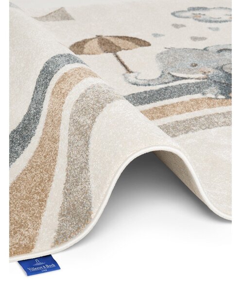 Krémový dětský koberec 120x170 cm Walk like an Elephant Rainy Party – Villeroy&Boch