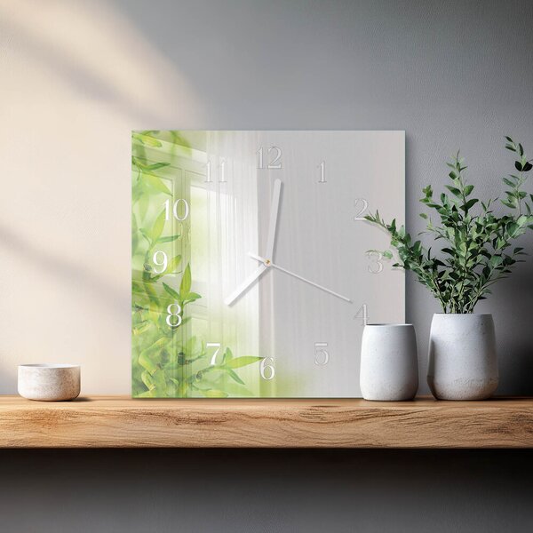 Skleněné hodiny Příroda zskb-30x30-00083845