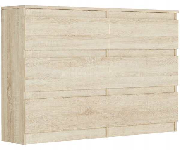 Komoda Framire 120 x 30 x 76 cm dub sonoma mat
