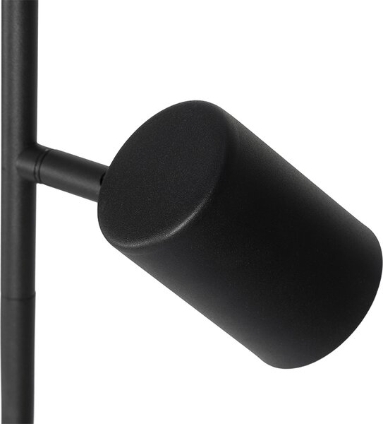 Chytrá stojací lampa černá 3-světla vč. 3 Wifi GU10 50mm - Jeana