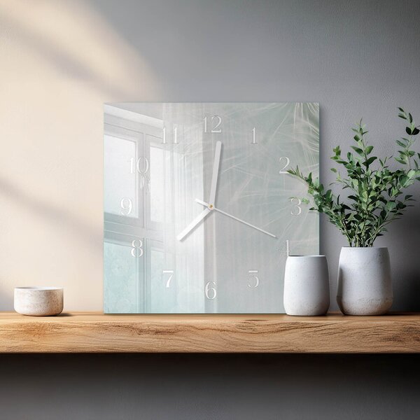 Skleněné hodiny Abstrakce zskb-30x30-00083324
