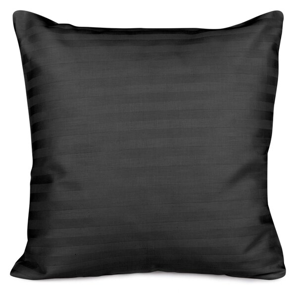 SATÉNOVÝ POVLAK NA POLŠTÁŘ CIZGILI BLACK 40X40 CM EXCLUSIVE ČERNÁ