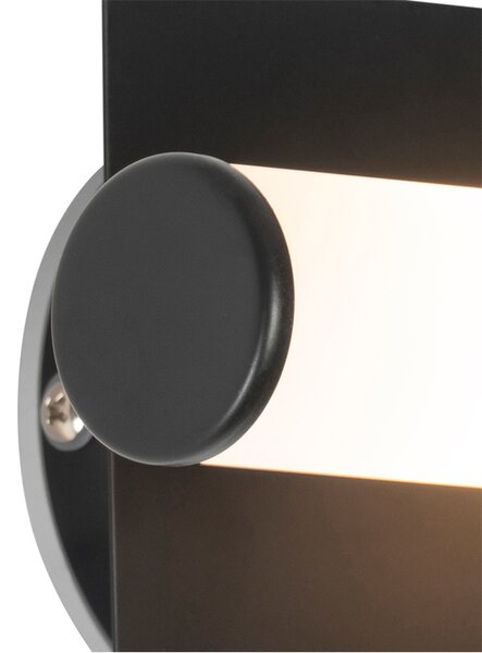 Chytré koupelnové nástěnné svítidlo černé IP44 2-světla vč. Zigbee G9 - Bath