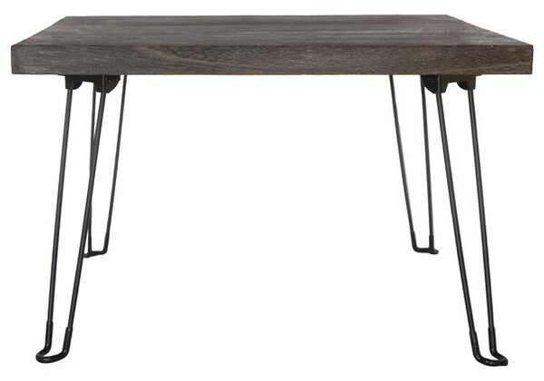 Přístavný stolek NABRO pavlovnie/šedá