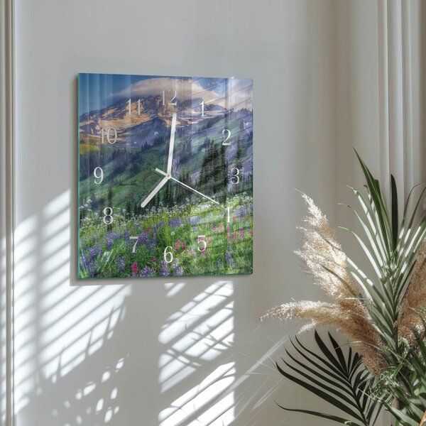 Skleněné hodiny Luční hora zskb-30x30-00086172