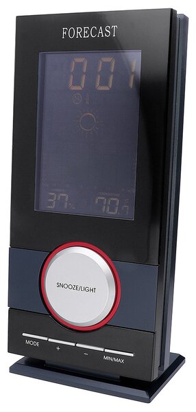 MPM Digitální budík s datem, teploměrem a vlhkoměrem C02.2596.9092