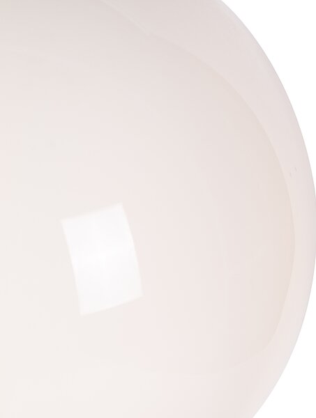 Chytré skandinávské závěsné svítidlo zlaté s opálovým sklem 50 cm vč. WiFi A60 - Ball 50