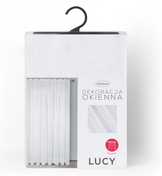 ZÁCLONA NA PÁSCE LUCY 300X270 CM BÍLÁ BX