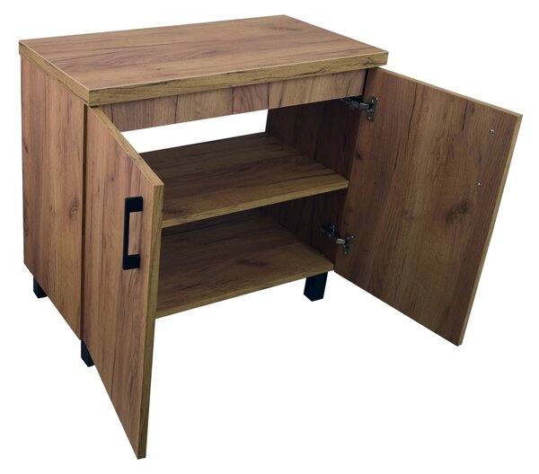 Comodo Koupelnová skříňka pod deskové umyvadlo ROSO GO 80-HD - zlatý dub/zlatý dub