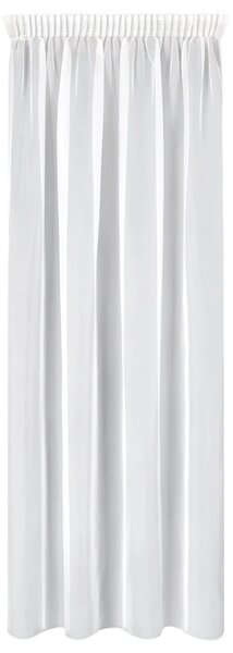 ZÁCLONA NA PÁSCE LUCY 140X270 CM BÍLÁ