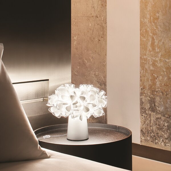SLAMP CLITS00MNM00000000EU Clizia Mama Non Mama White Table, bílá stolní lampička, 1x6W E14, výška 25cm