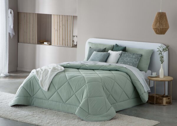 Textil Antilo Povlak na polštář Cares Verde, 45x45 cm, smaragdově zelený