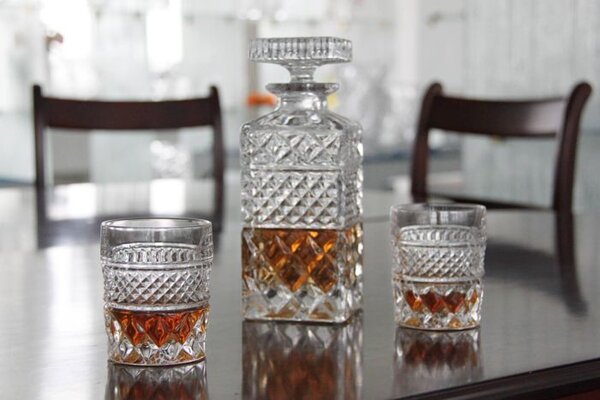 Crystal Bohemia Madison whisky set (1+6)