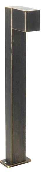 Průmyslová venkovní stojací lampa starožitné zlato 65 cm IP44 - Baleno