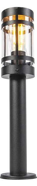 Moderní venkovní lampa černá 50 cm IP44 - Gleam
