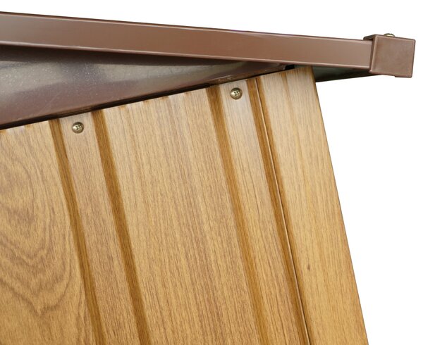 Zahradní domek BestBerg ZDB-9D / 9 m² / 279 x 324 x 211 cm / dekor dřevo/hnědá
