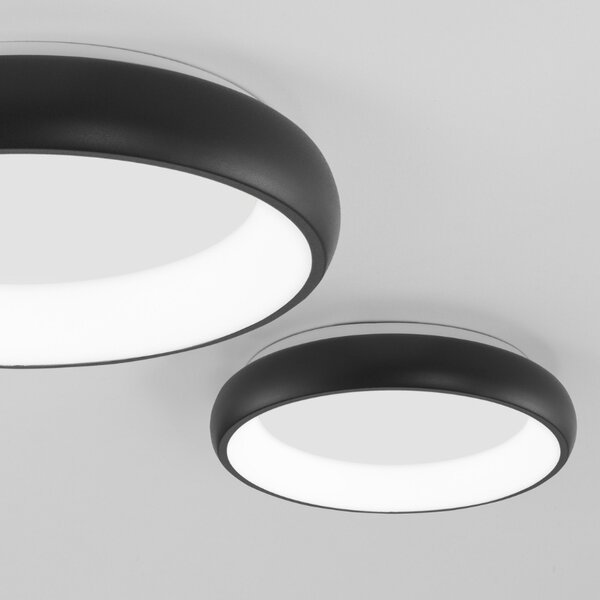 -25 % Dny MOMENTI– Černé kovové stropní LED světlo Nova Luce Albi 41 cm