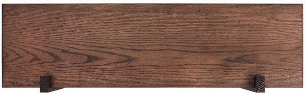 Audo CPH Hnědá dubová nástěnná police AUDO CORBEL 100 x 45 cm