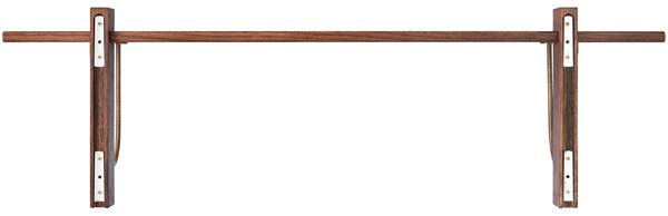 Audo CPH Hnědá dubová nástěnná police AUDO CORBEL 100 x 45 cm