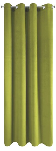 ZATEMŇOVACÍ ZÁVĚS NA KROUŽCÍCH PIERRE 140X250 CM OLIVOVÁ