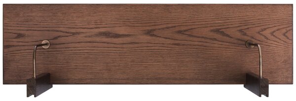 Audo CPH Hnědá dubová nástěnná police AUDO CORBEL 100 x 45 cm